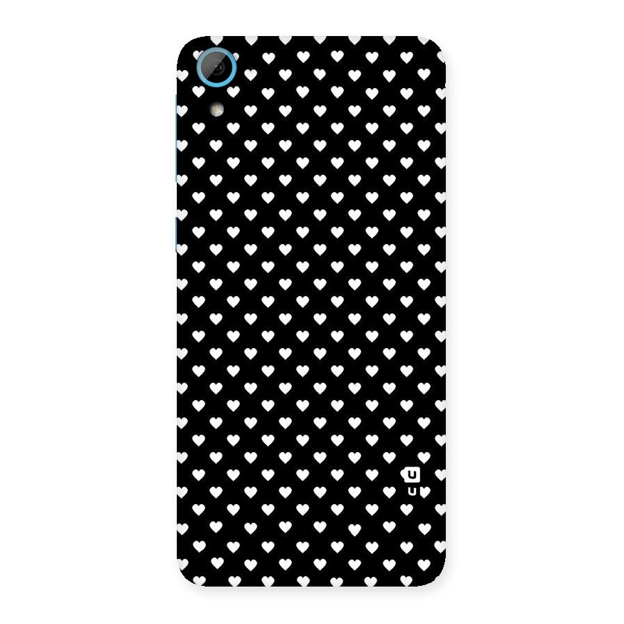 Classy Hearty Polka Back Case for HTC Desire 826