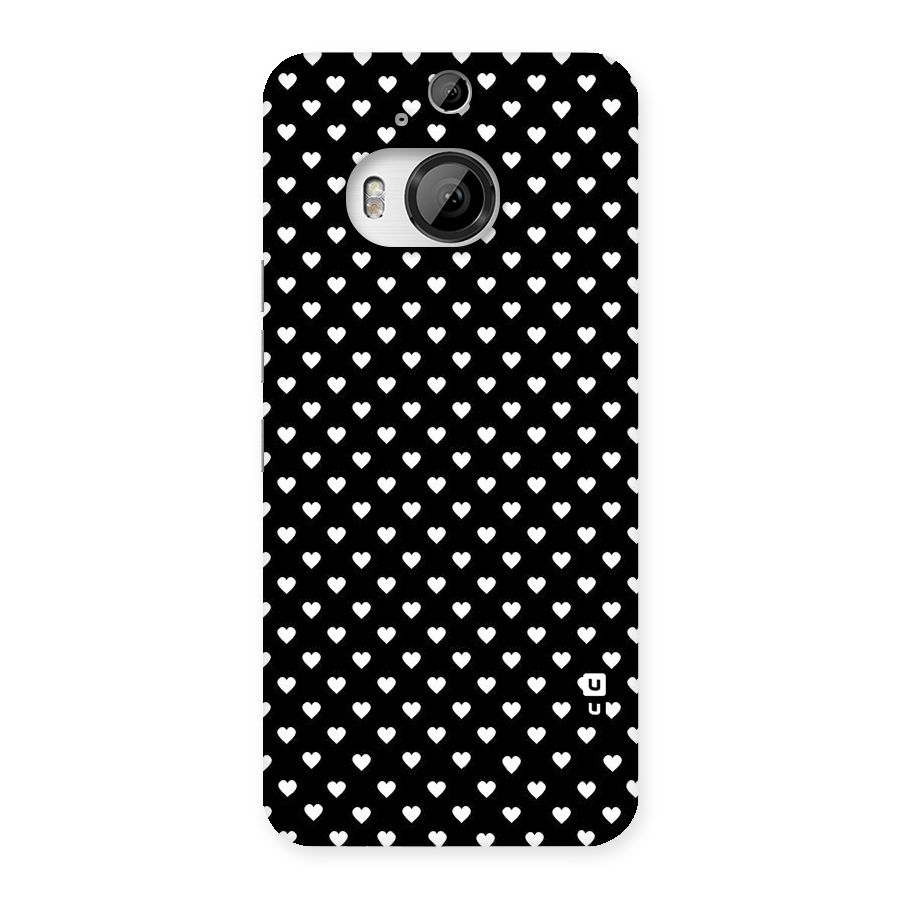 Classy Hearty Polka Back Case for HTC One M9 Plus