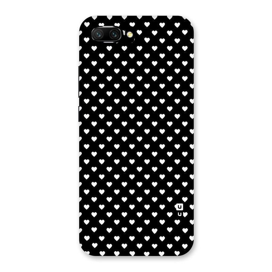 Classy Hearty Polka Back Case for Honor 10