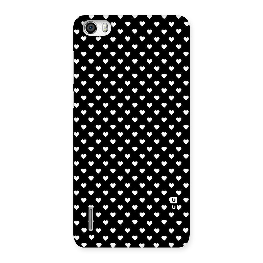 Classy Hearty Polka Back Case for Honor 6