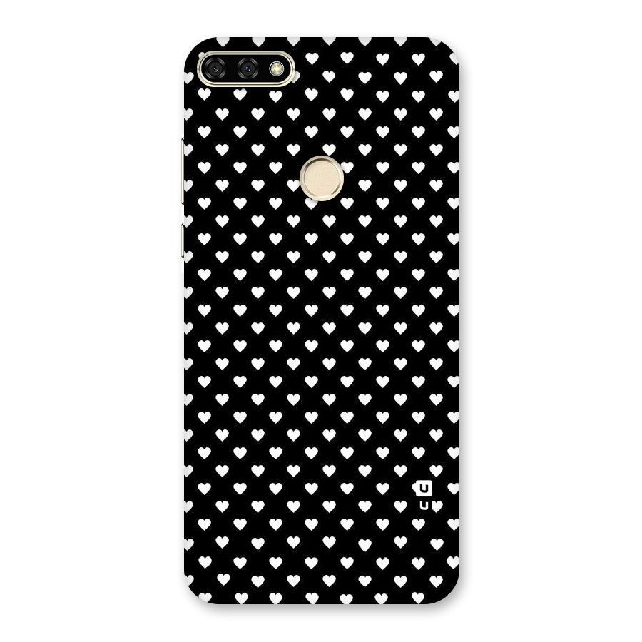 Classy Hearty Polka Back Case for Honor 7A