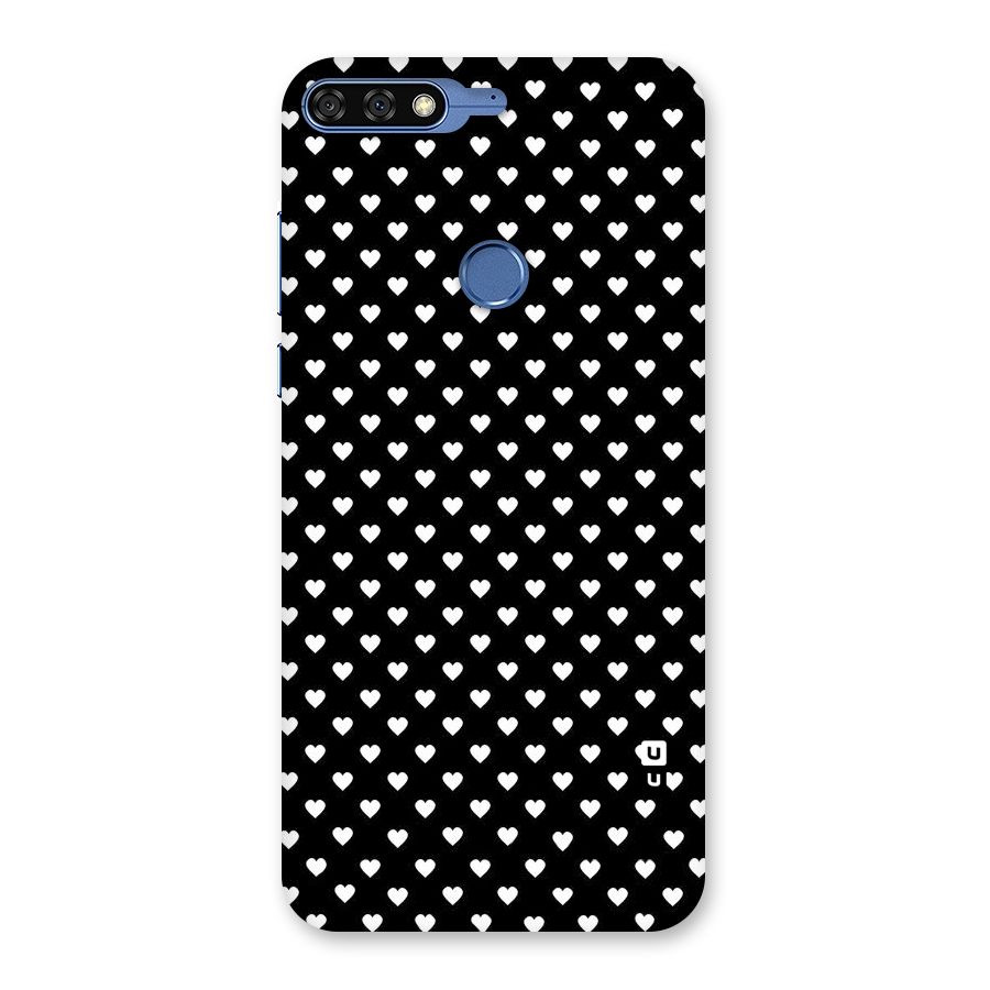 Classy Hearty Polka Back Case for Honor 7C