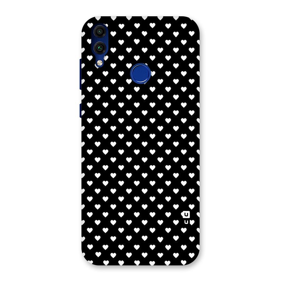 Classy Hearty Polka Back Case for Honor 8C
