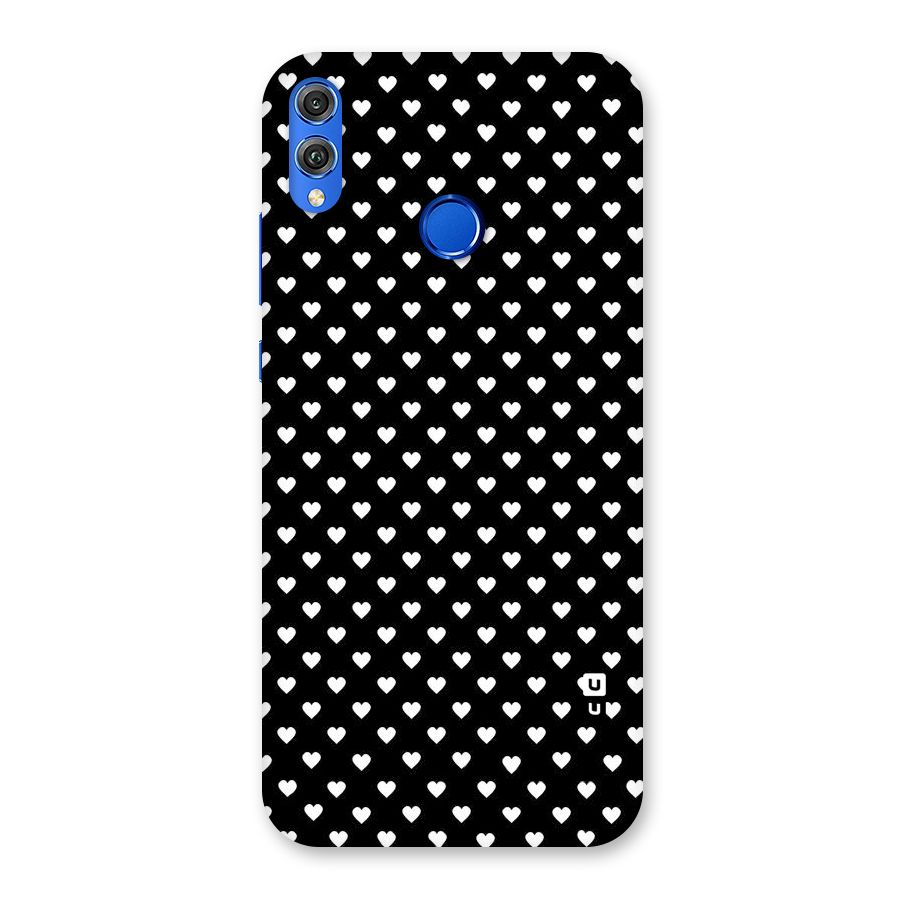 Classy Hearty Polka Back Case for Honor 8X