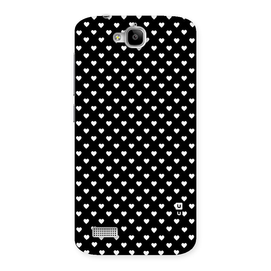 Classy Hearty Polka Back Case for Honor Holly