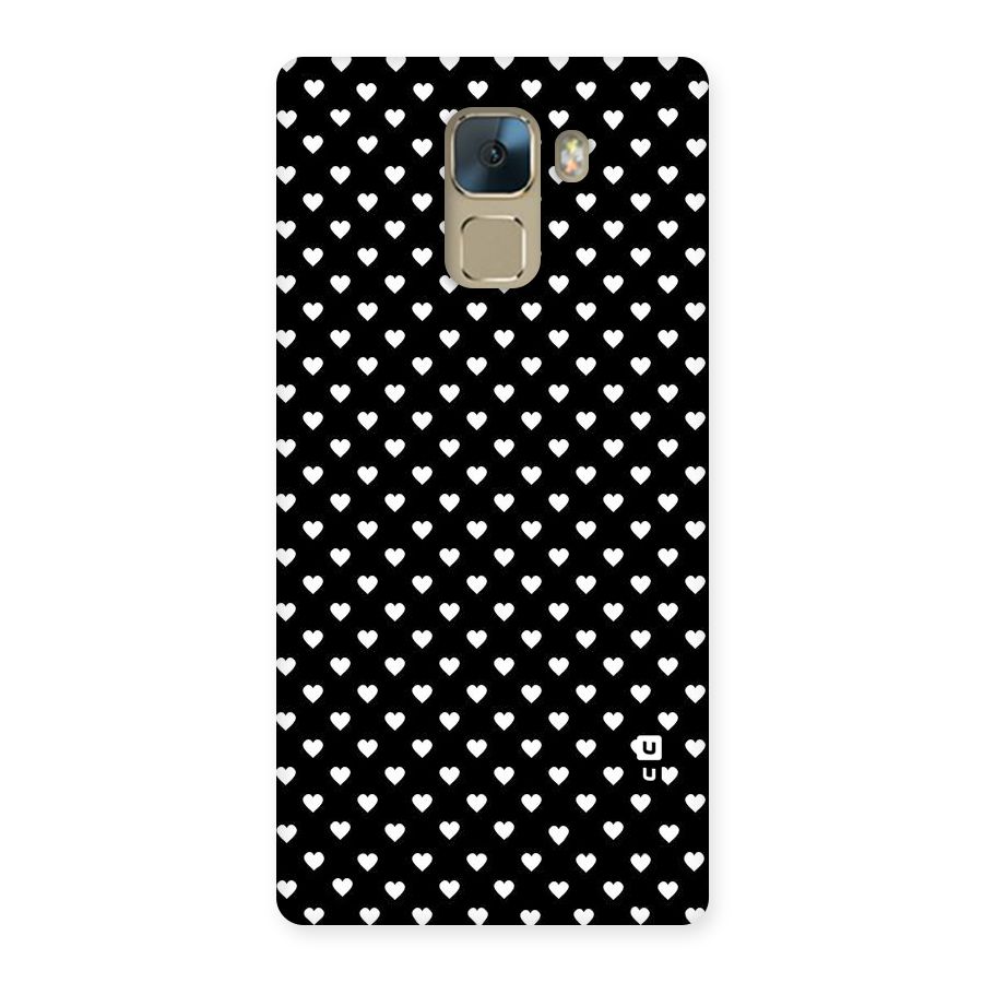 Classy Hearty Polka Back Case for Huawei Honor 7