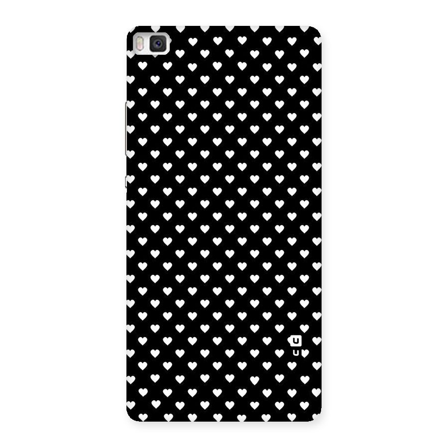 Classy Hearty Polka Back Case for Huawei P8