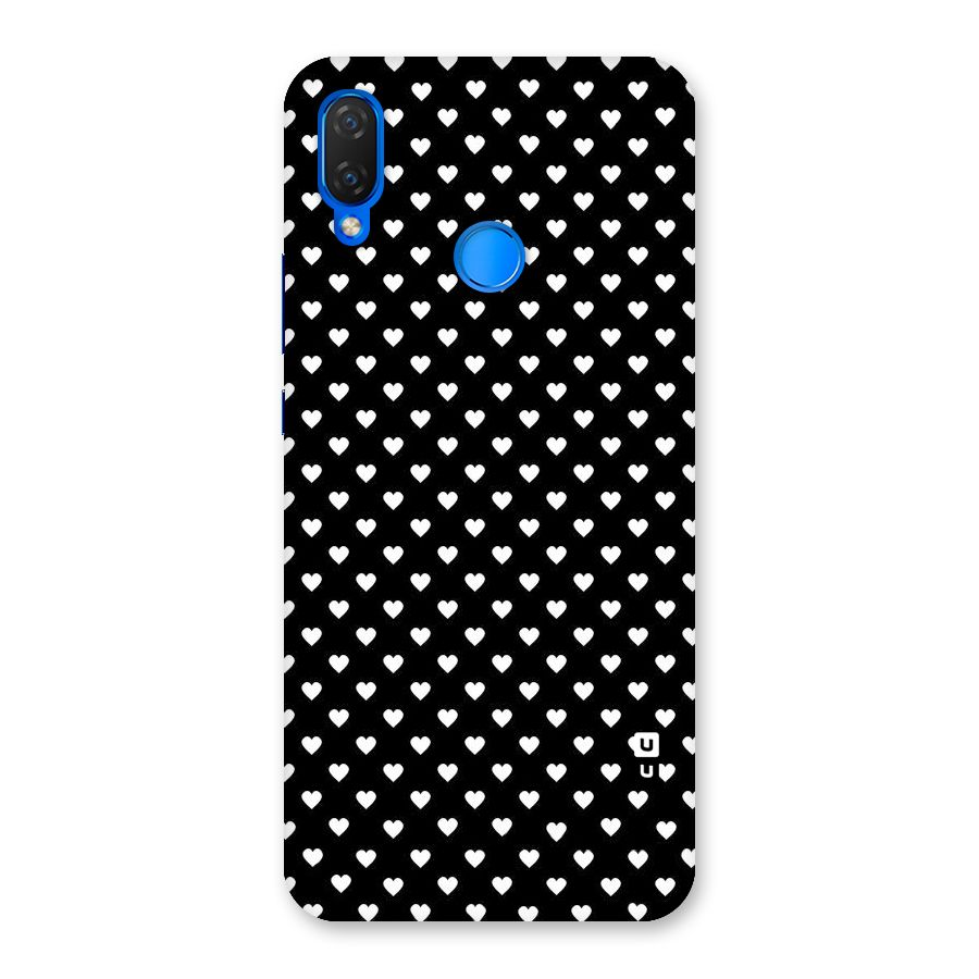 Classy Hearty Polka Back Case for Huawei P Smart+