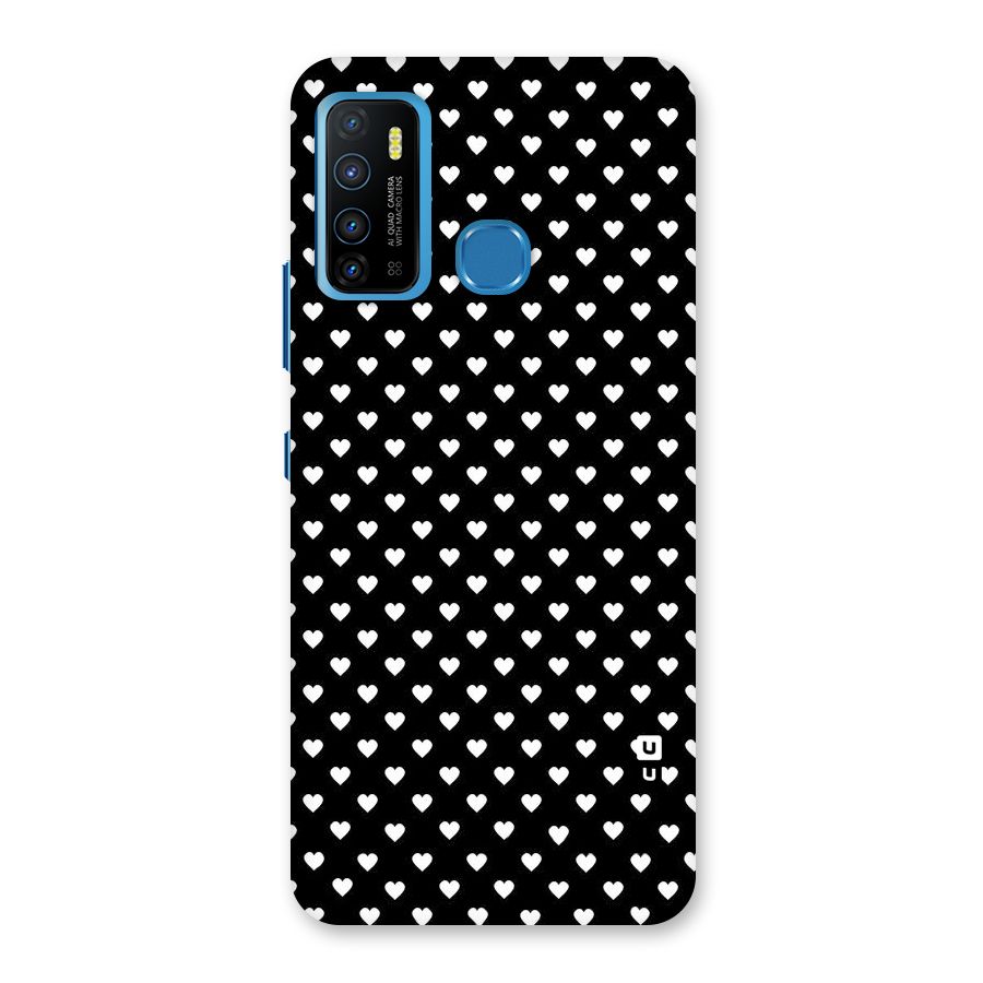 Classy Hearty Polka Back Case for Infinix Hot 9