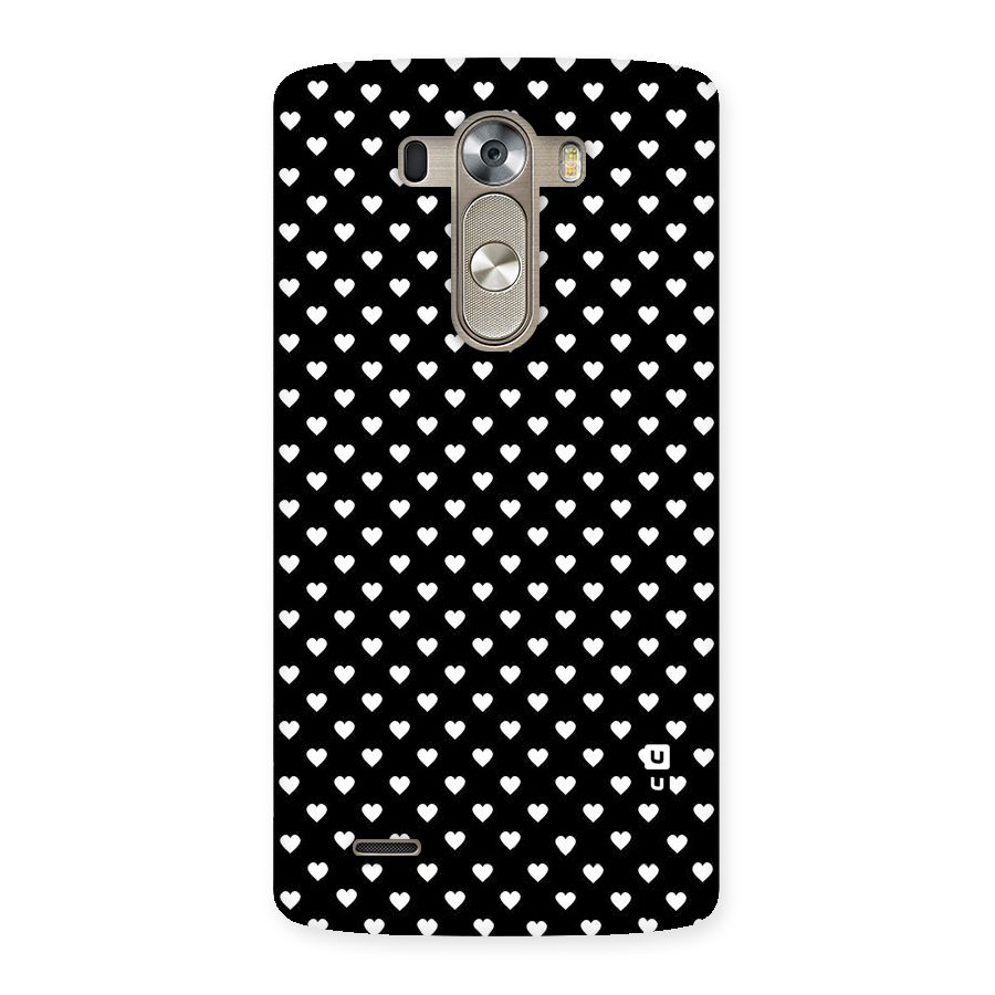 Classy Hearty Polka Back Case for LG G3
