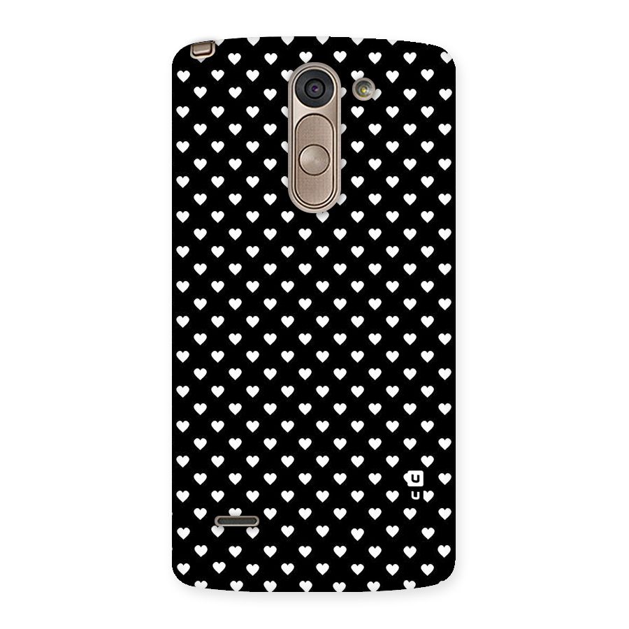 Classy Hearty Polka Back Case for LG G3 Stylus
