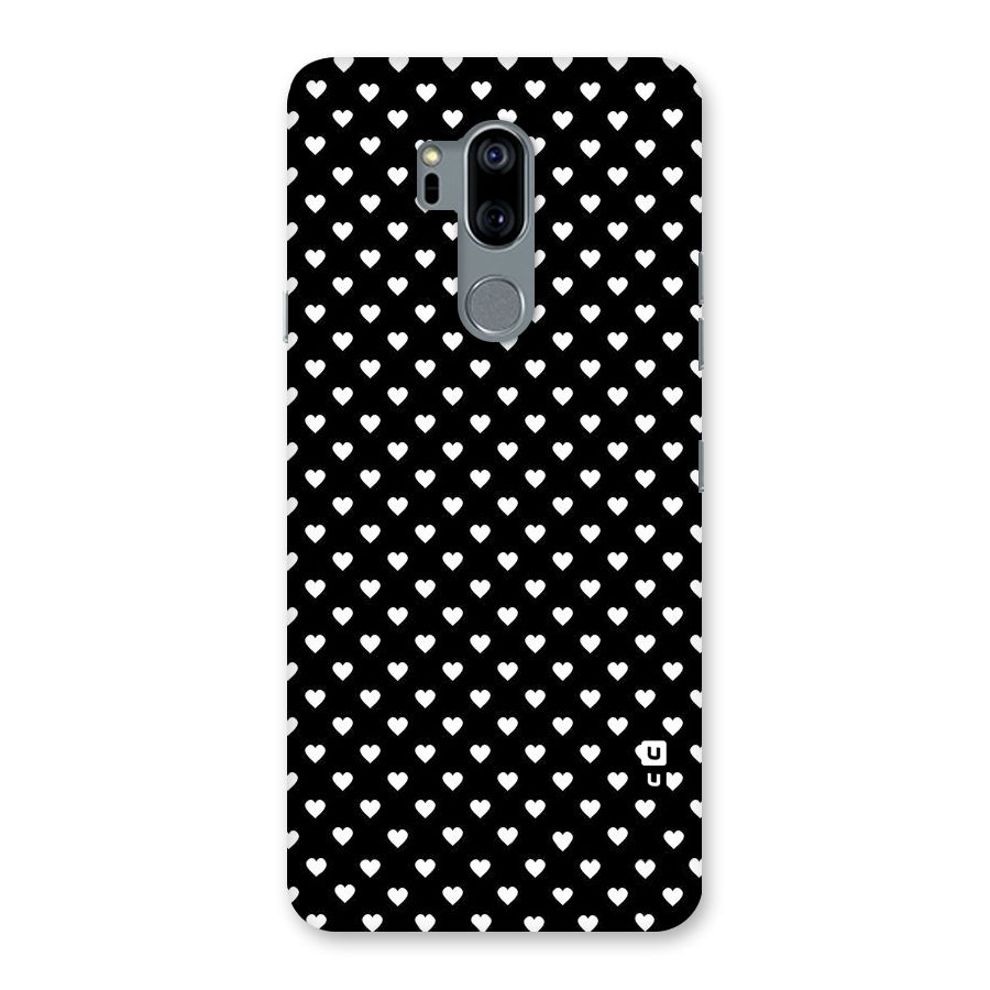 Classy Hearty Polka Back Case for LG G7