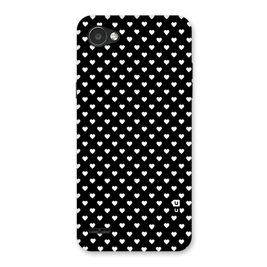 Classy Hearty Polka Back Case for LG Q6