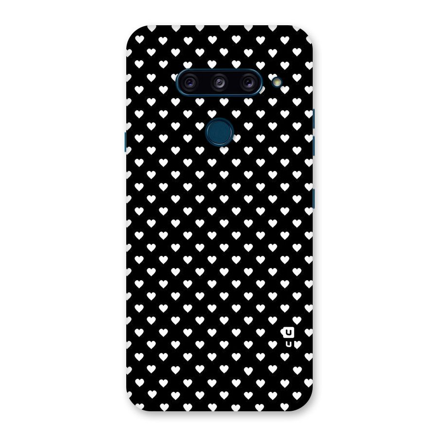 Classy Hearty Polka Back Case for LG  V40 ThinQ