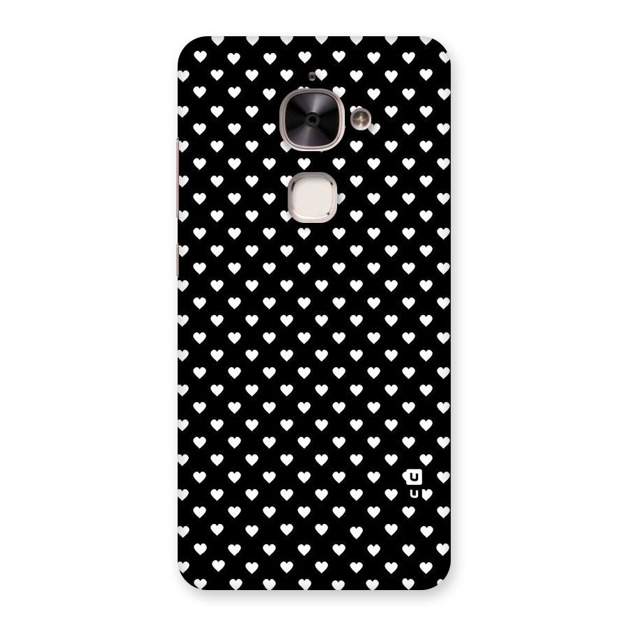 Classy Hearty Polka Back Case for Le 2