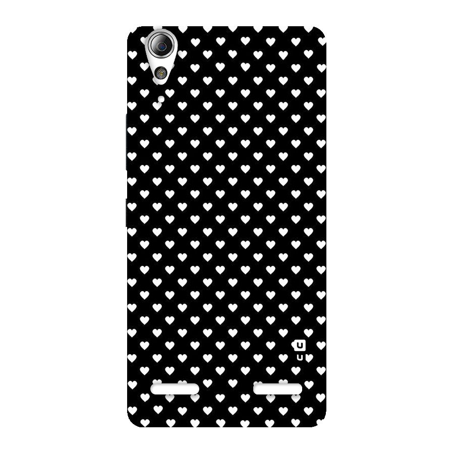 Classy Hearty Polka Back Case for Lenovo A6000