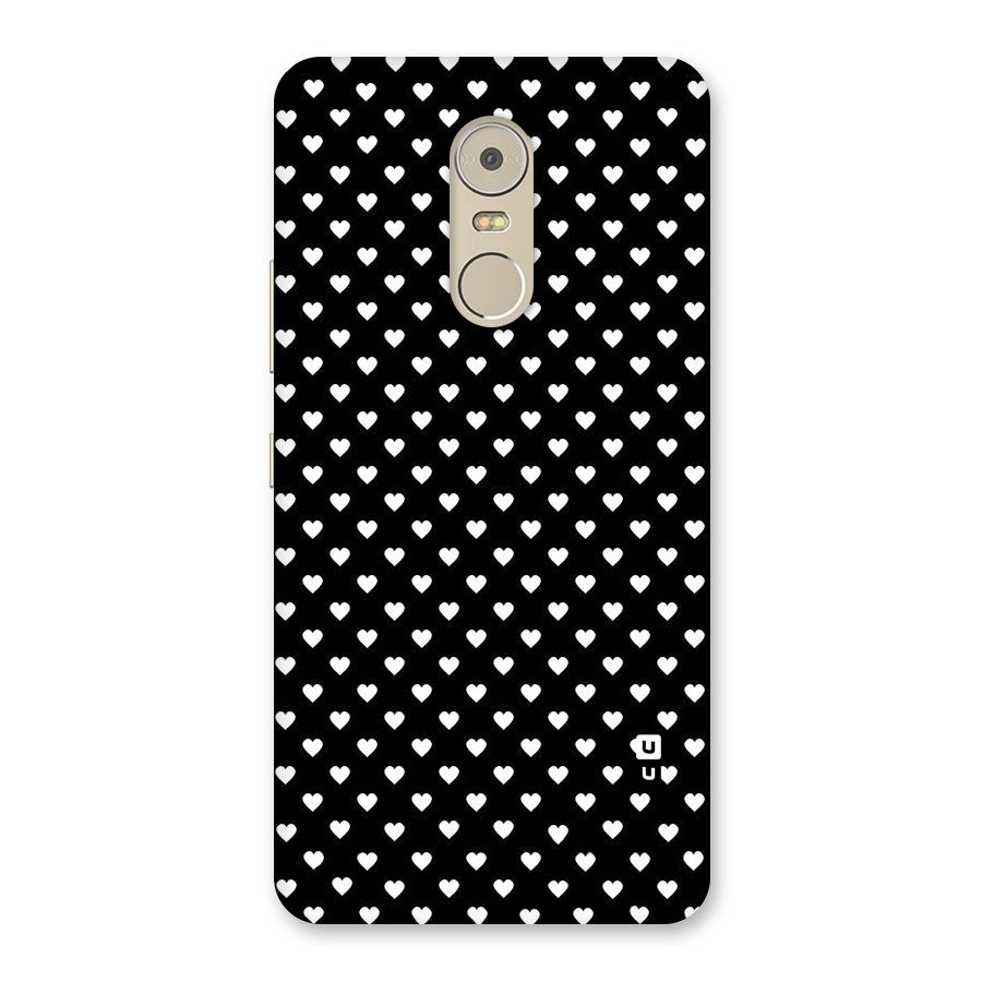 Classy Hearty Polka Back Case for Lenovo K6 Note