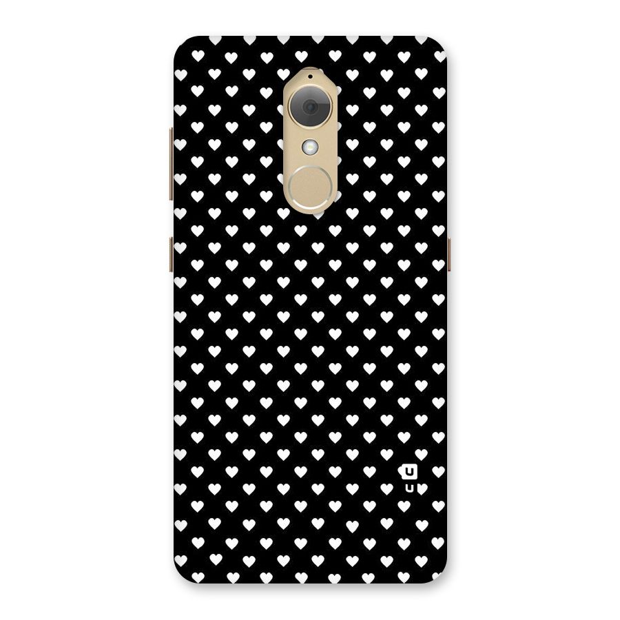 Classy Hearty Polka Back Case for Lenovo K8