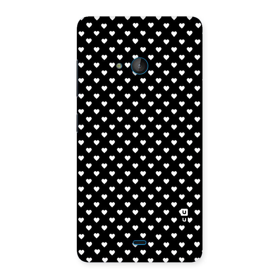 Classy Hearty Polka Back Case for Lumia 540