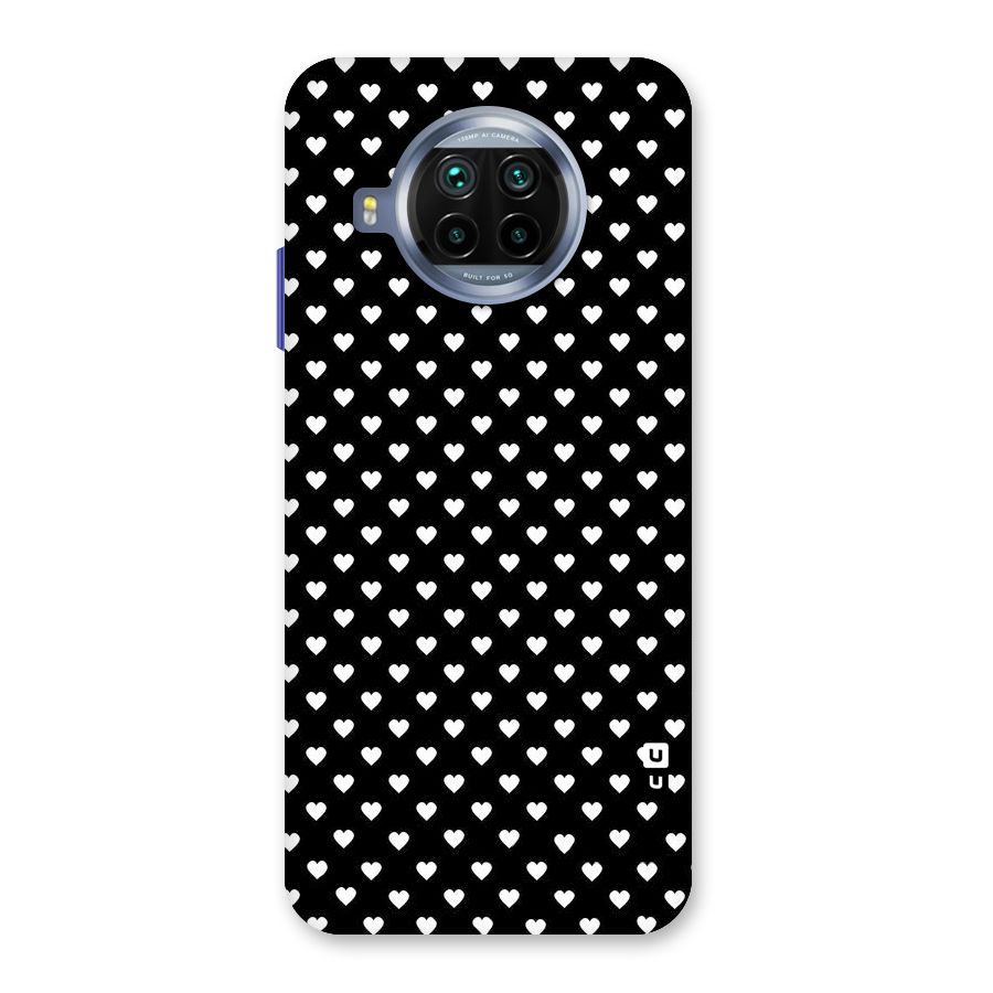 Classy Hearty Polka Back Case for Mi 10i