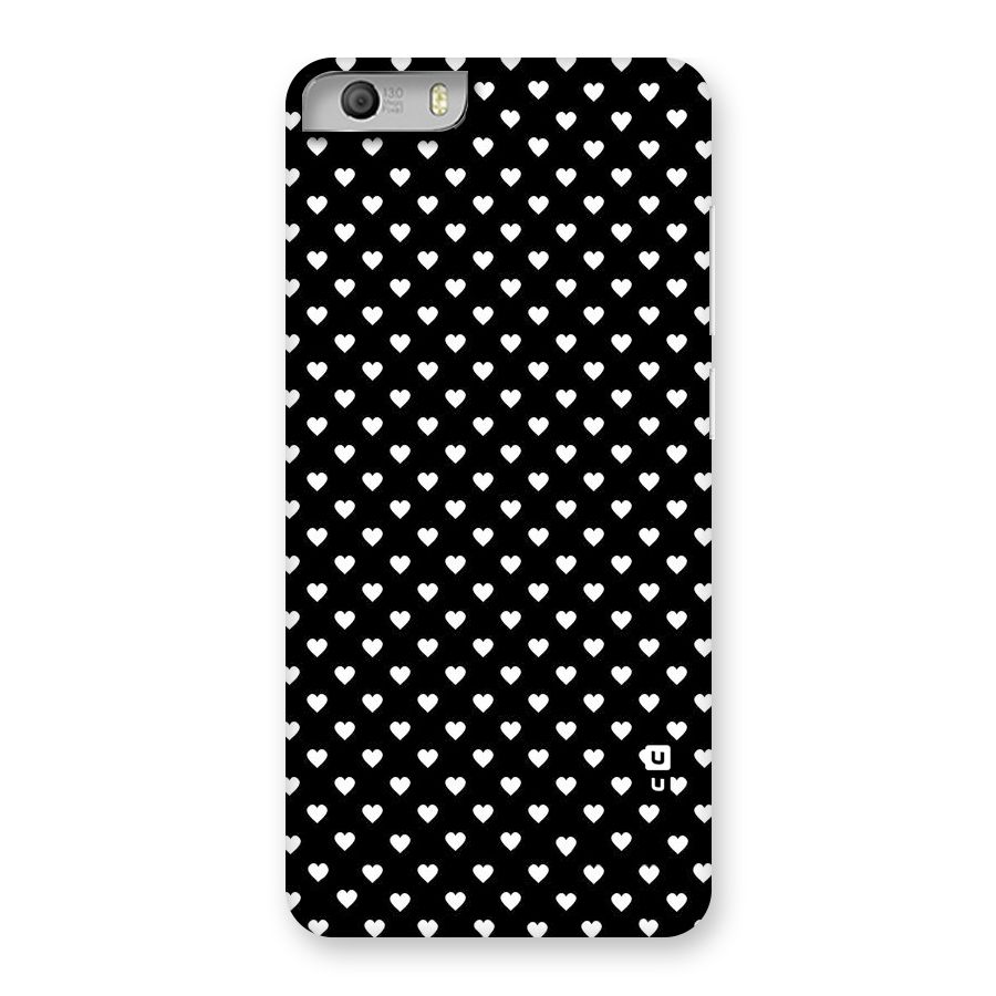 Classy Hearty Polka Back Case for Micromax Canvas Knight 2