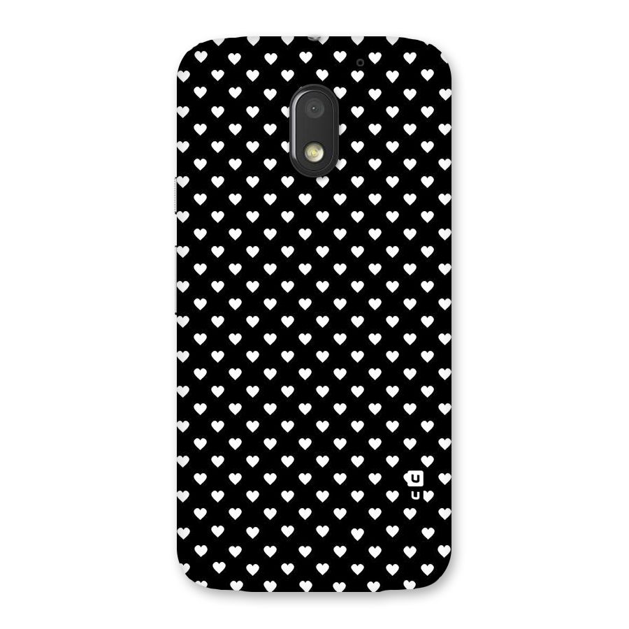 Classy Hearty Polka Back Case for Moto E3 Power