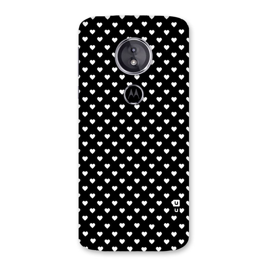 Classy Hearty Polka Back Case for Moto E5