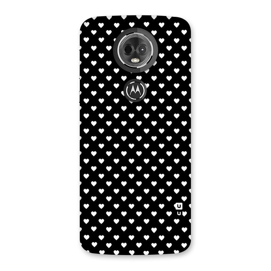 Classy Hearty Polka Back Case for Moto E5 Plus