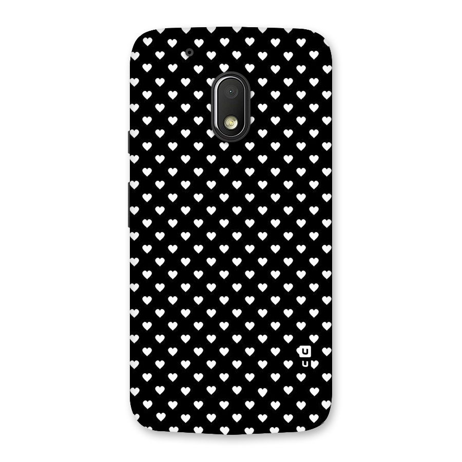Classy Hearty Polka Back Case for Moto G4 Play