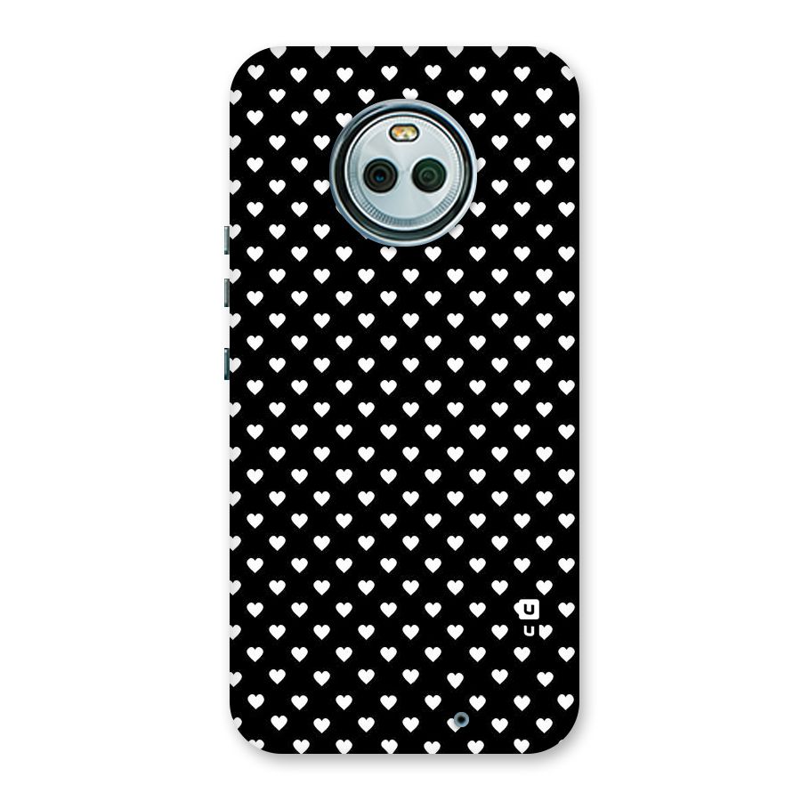 Classy Hearty Polka Back Case for Moto X4