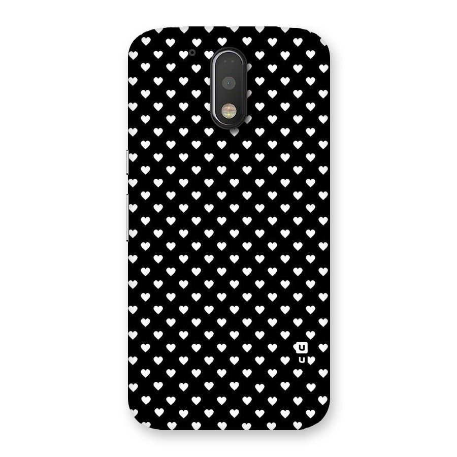 Classy Hearty Polka Back Case for Motorola Moto G4 Plus
