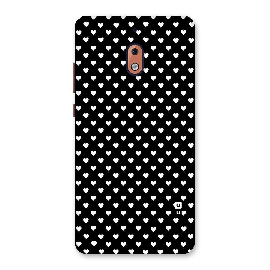Classy Hearty Polka Back Case for Nokia 2.1