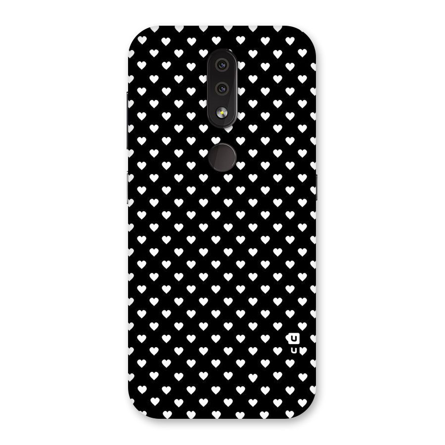 Classy Hearty Polka Back Case for Nokia 4.2