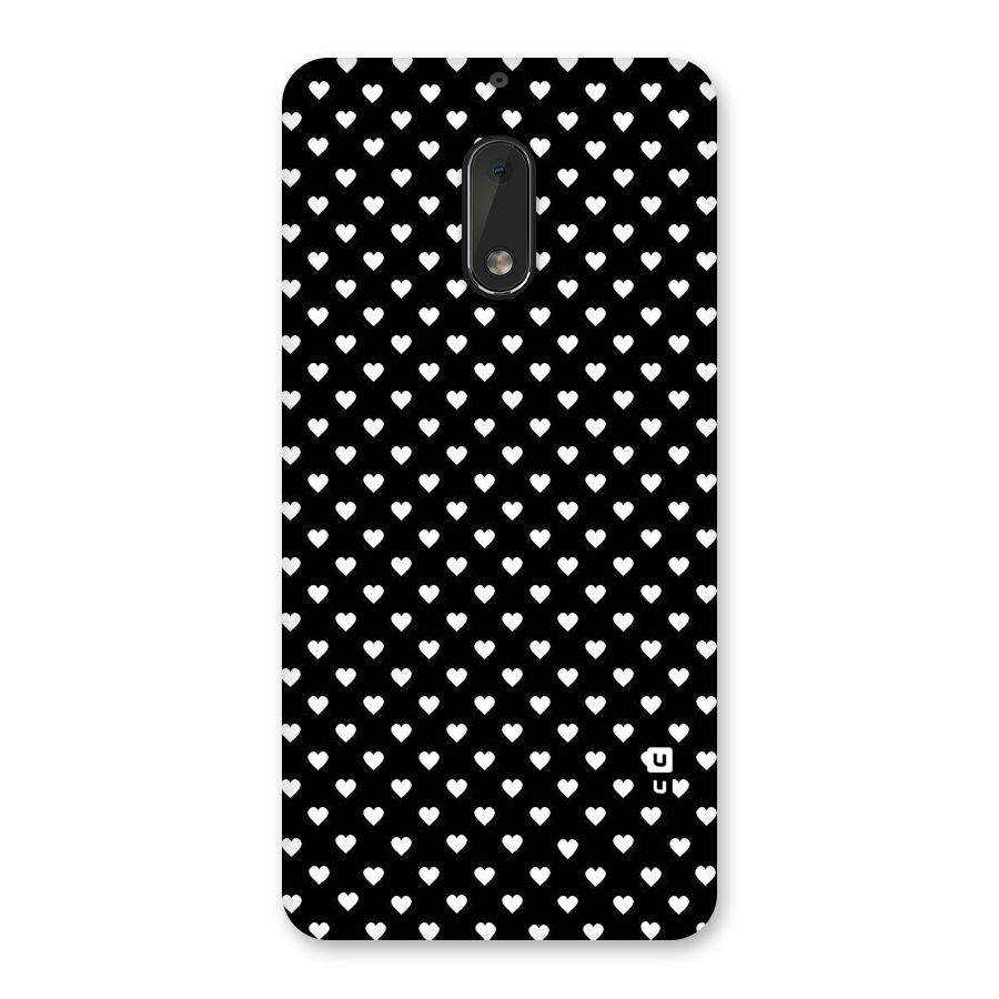 Classy Hearty Polka Back Case for Nokia 6
