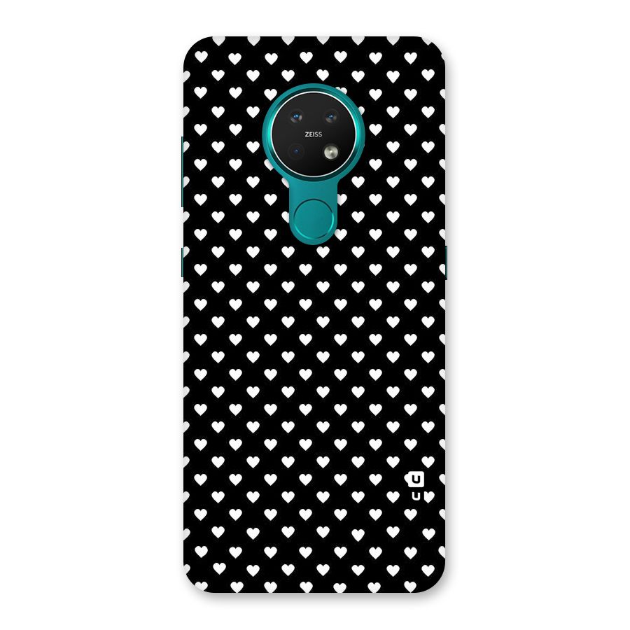 Classy Hearty Polka Back Case for Nokia 7.2