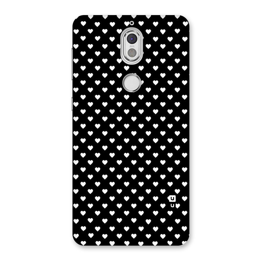 Classy Hearty Polka Back Case for Nokia 7