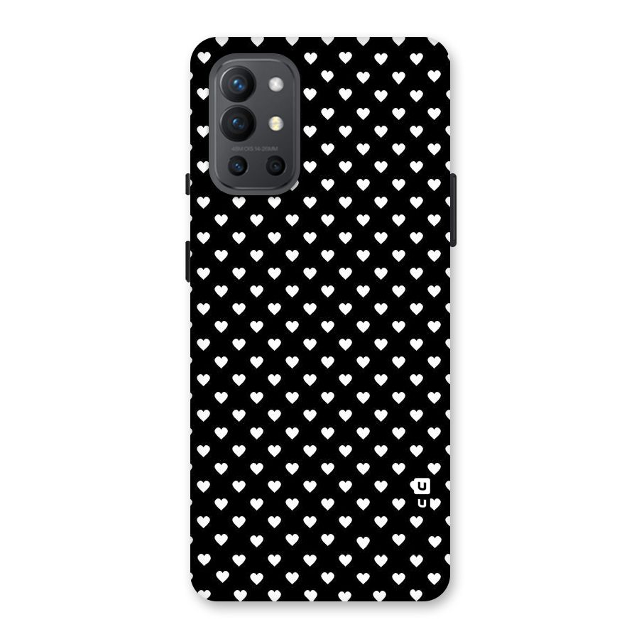 Classy Hearty Polka Back Case for OnePlus 9R