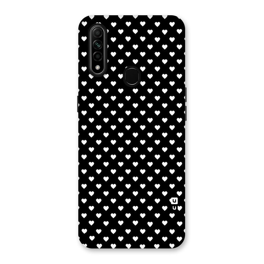 Classy Hearty Polka Back Case for Oppo A31