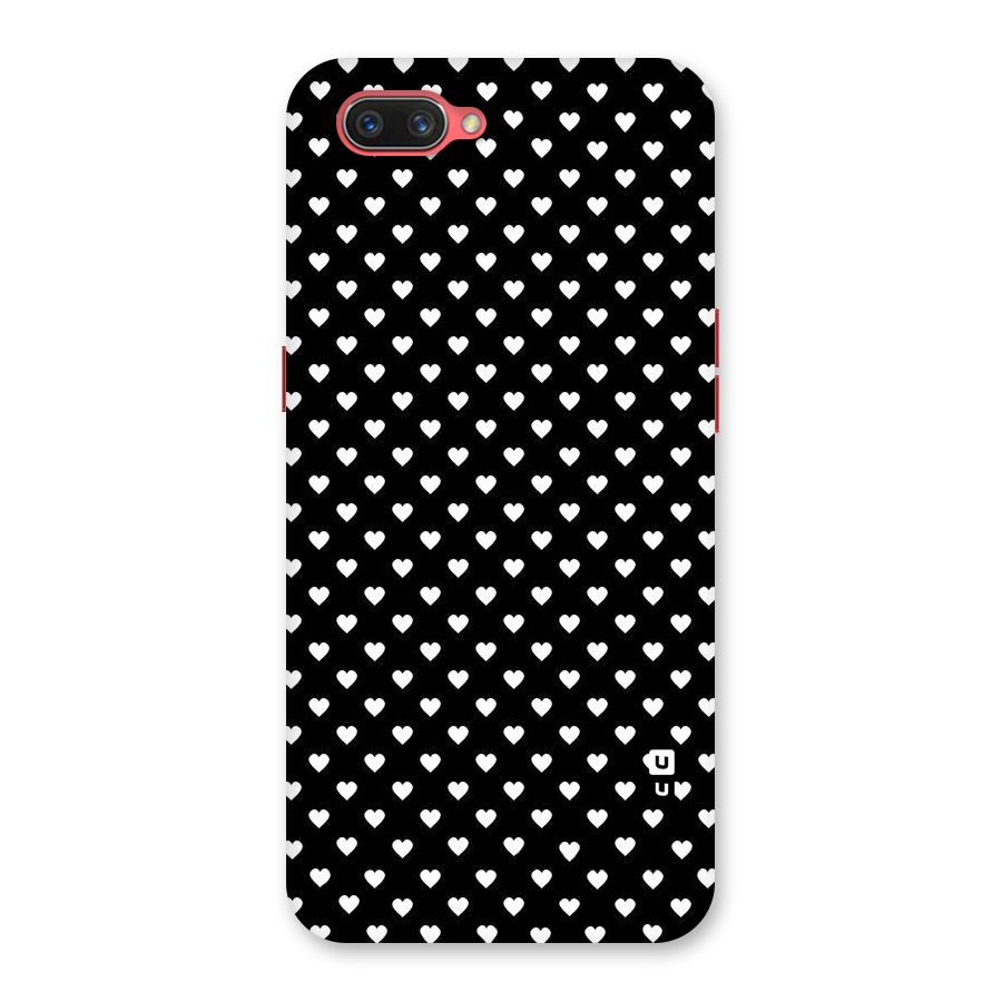 Classy Hearty Polka Back Case for Oppo A3s