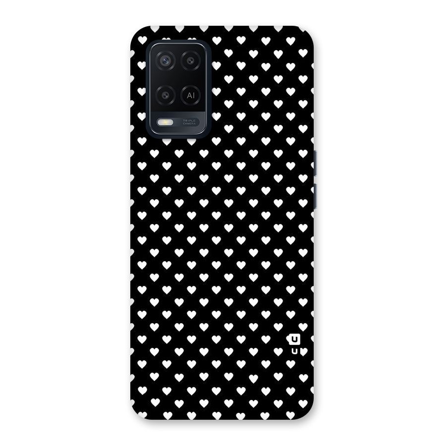 Classy Hearty Polka Back Case for Oppo A54