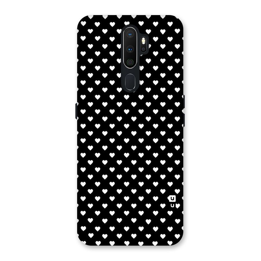 Classy Hearty Polka Back Case for Oppo A5 (2020)