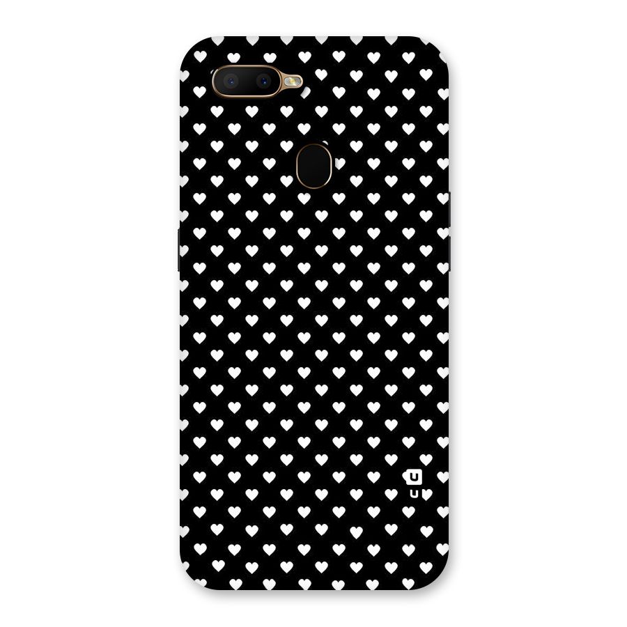 Classy Hearty Polka Back Case for Oppo A5s