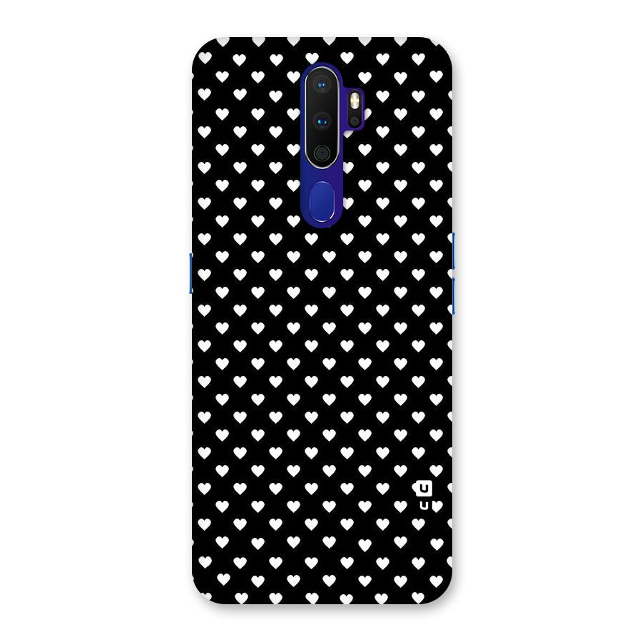 Classy Hearty Polka Back Case for Oppo A9 (2020)