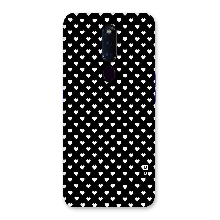 Classy Hearty Polka Back Case for Oppo F11 Pro
