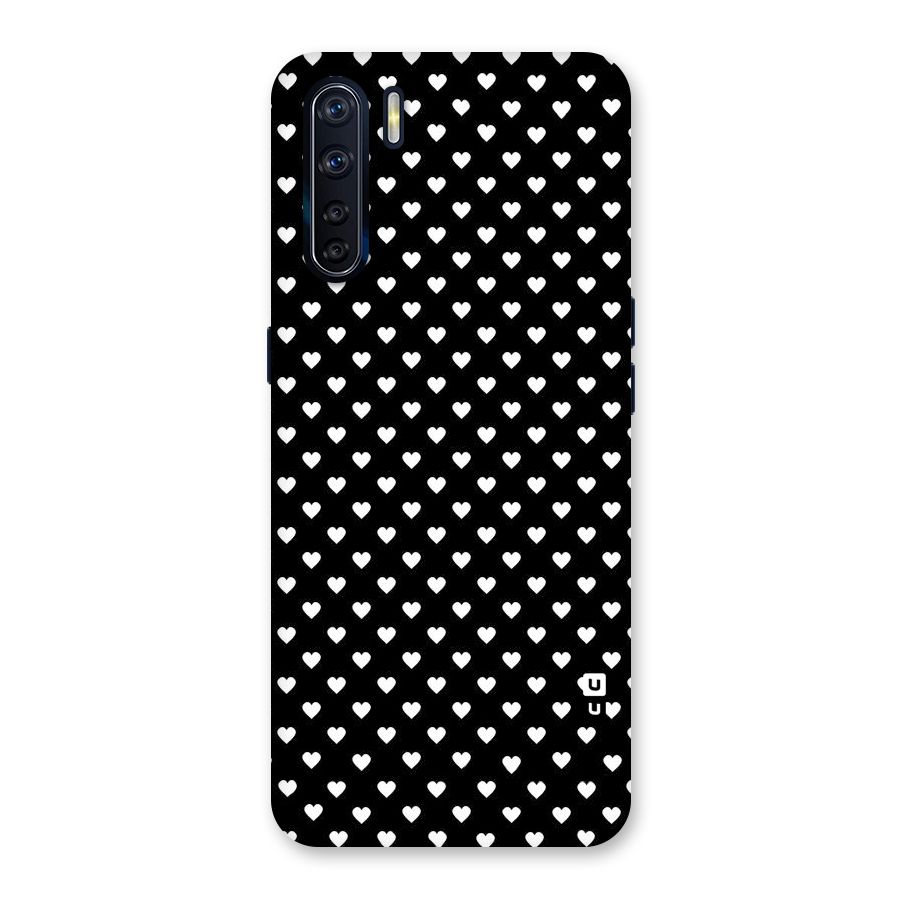 Classy Hearty Polka Back Case for Oppo F15