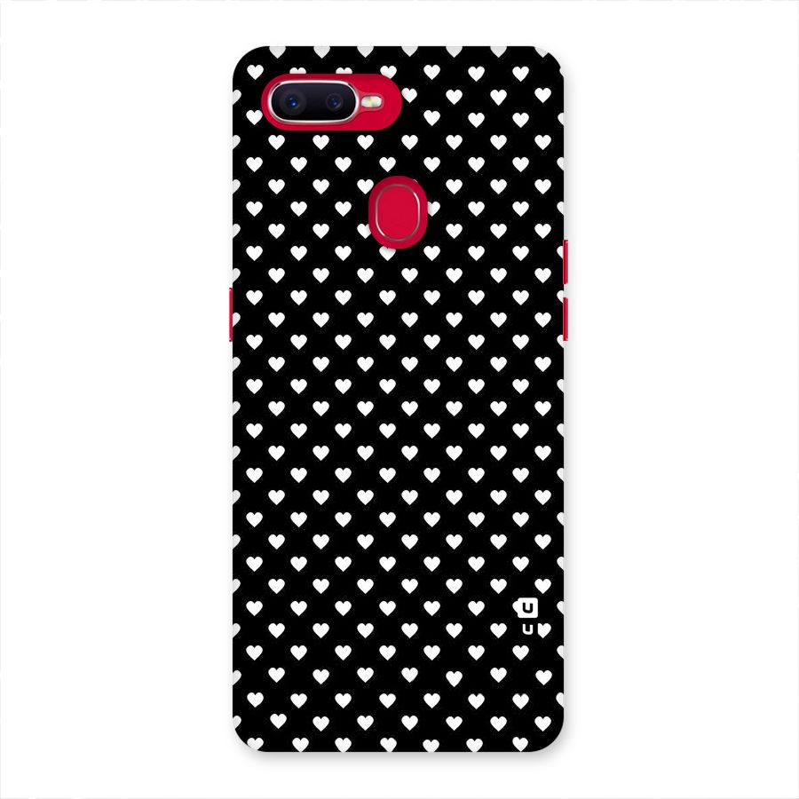 Classy Hearty Polka Back Case for Oppo F9 Pro
