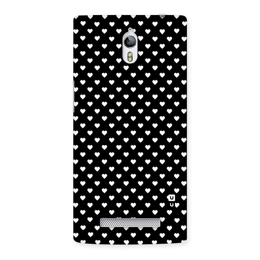 Classy Hearty Polka Back Case for Oppo Find 7