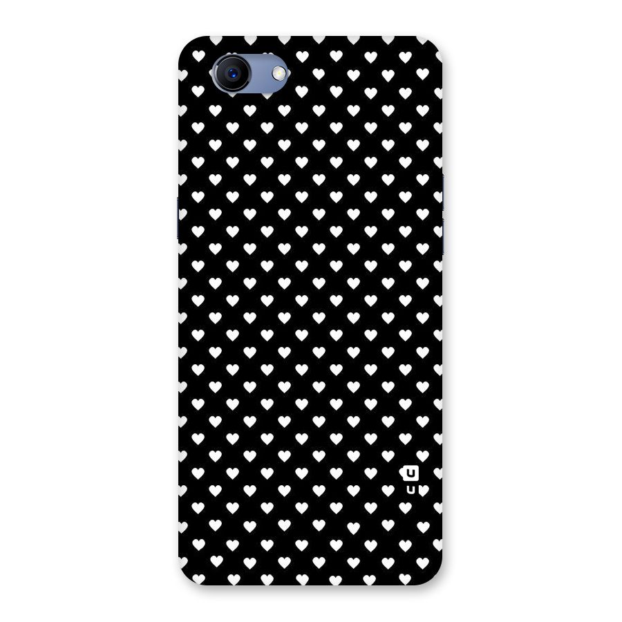 Classy Hearty Polka Back Case for Oppo Realme 1