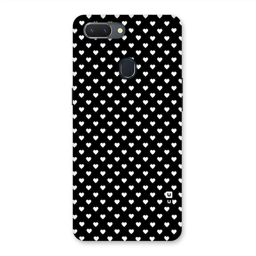 Classy Hearty Polka Back Case for Oppo Realme 2