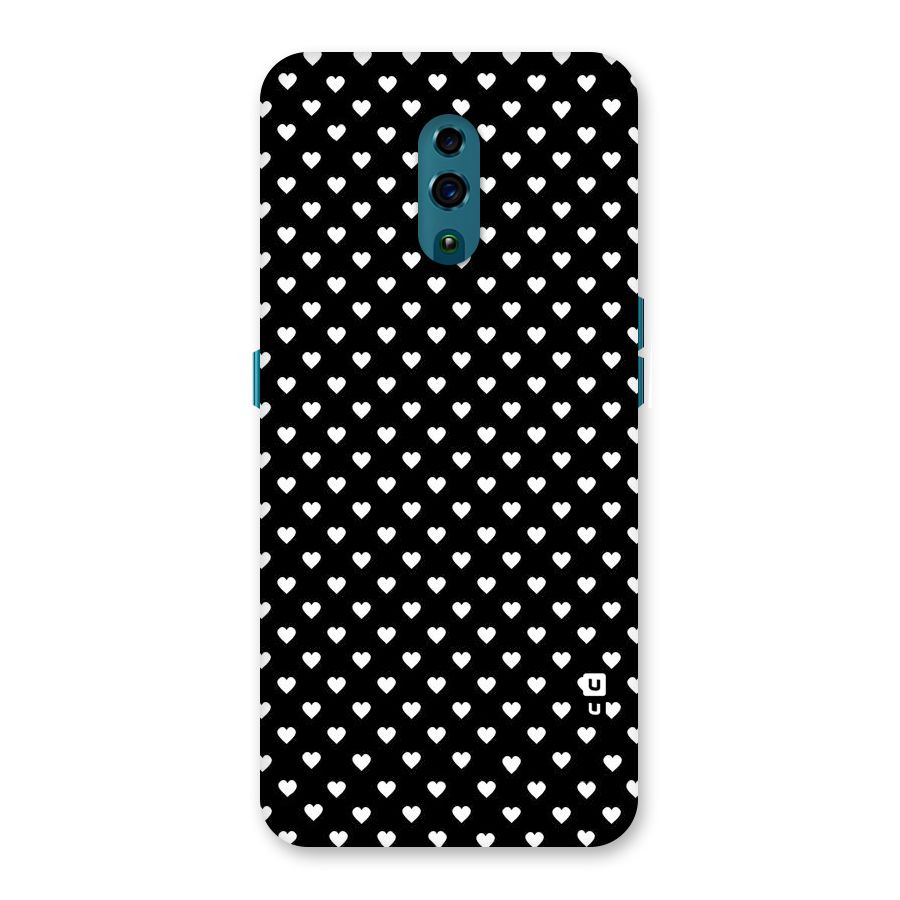 Classy Hearty Polka Back Case for Oppo Reno